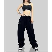 Pantalones Deportivos Para Mujer Con Cierre De Cordón Diseño De Cintura Alta Hip Hop Trenzados Pantalones Largos De Primavera Verano Ajustables Para Todas Las Estaciones - details 2