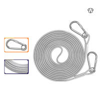 Cable De Atadura Para Perros 4.6/9/15 Metros Correa De Jardín Con Clip De Alta Calidad Para Perros Menores De 250 Lbs - details 0