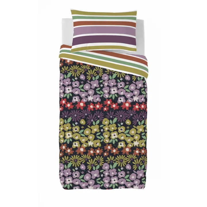 FUNDA NÓRDICA REVERSIBLE INFANTIL 100% ALGODÓN est FOLLOW CLK COOL KIDS FABRICADO EN ESPAÑA - 1