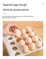 Caja De Almacenamiento Para Huevos De Gran Capacidad Con Dos Capas Caja Retráctil De Gran Capacidad Con 32 Compartimentos Estilo Japonés Para Nevera - details 8
