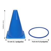 Juego De Barricadas De Fútbol Con Bucket De Señal 18cm Ferrule Duradero Y Anticaída Material Protector Medio Ambiente - details 9
