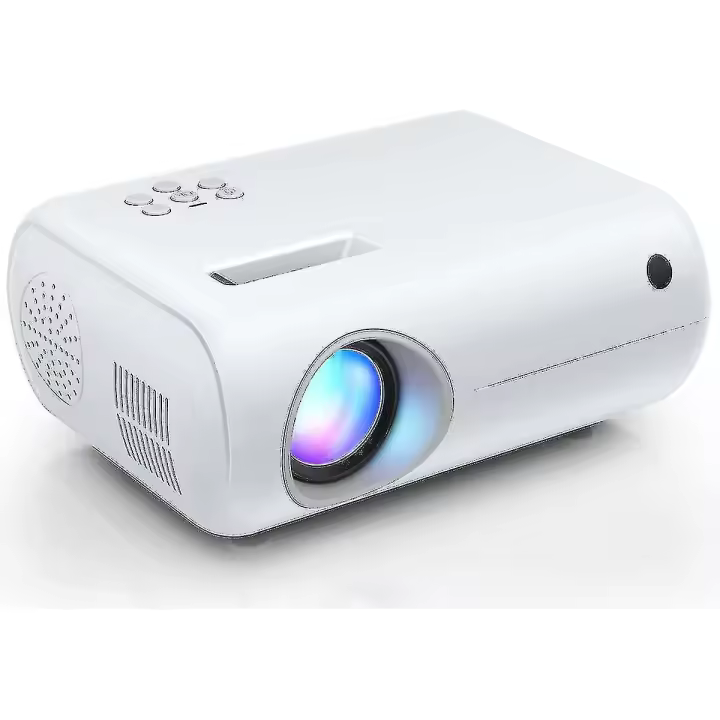 El Mini proyector, Clokowe 2022 actializado El proyector portátil con 7000 Lux y Hd lleno 1080p, proyector De Película compatible con IOS/el teléfono/La tableta/El regazo de Android - 1