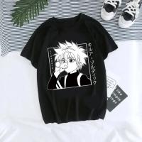 Camiseta Anime Hunter X Hunter Manga Japonés Hisoka Killua Zoldyck Kawaii Divertida Manga Corta Estilo Casual Para Mujeres - details 0