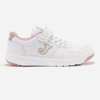 Deportivas Joma blancas con logo rosa cierre velcro escolares mod. Harvard JR - details 0