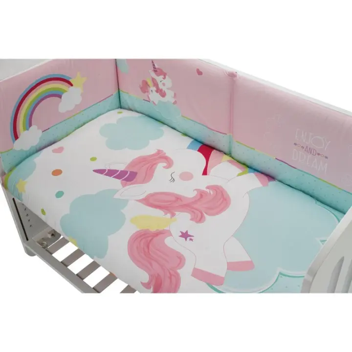 Edredón Cuna y Chichonera  Modelo  Unicornio Interbaby - 1