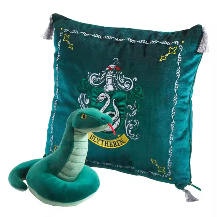 Peluche pack the noble collection harry potter serpiente mascota slytherin + cojin slytherin - 1