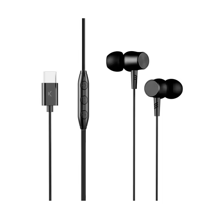 Ksix BAU01N auriculares con cable USB-C Negro / Micrófono - 1