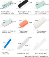 Barras De Esmalte De Acero Inoxidable Para Manicura Espátulas De Uñas Gruesas Archos De Uñas Gris Herramienta De Pulido De Uñas - details 5