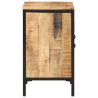 vidaXL Mueble de baño madera maciza de mango y hierro 55x35x60 cm - details 2