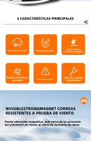 SEAMETAL Cubierta De Nieve Para Coche Con Imán Cubierta Frontal De Ventanas Autónomas Protector Exterior Con Cinta Reflectante - details 1