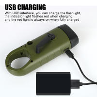 Linterna LED De Sobrevivencia Recargable Para Pesca Navegación Senderismo Con Solar Panel Y Generador De Manivela Emergencia - details 5