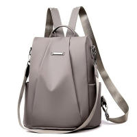 Mochila Casual Para Mujer 2023 Nylon Sólido Bolsa Escolar Moda Con Correa Desmontable Bolsa De Hombro Estilo Preppy - details 6
