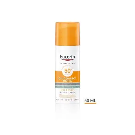 Eucerin Sun Oil Control Dry Touch Gel-Crema Tono Claro SPF50+ 50ml - 1