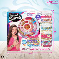Cra-Z-Art Shimmer N Sparkle - Kit para hacer pulseras, juego de pulseras para niñas, incluye abalorios brillantes, perlas, cuentas heishi, alfabeto, cuentas geométricas de colores, manualidades niña, juguetes de niñas de 8 años - details 5