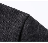 Chaqueta De Punto Para Hombre Lujo Con Bordado Exquisite En Color Sólido Abrigo Casual De Otoño E Invierno De Marca - details 19