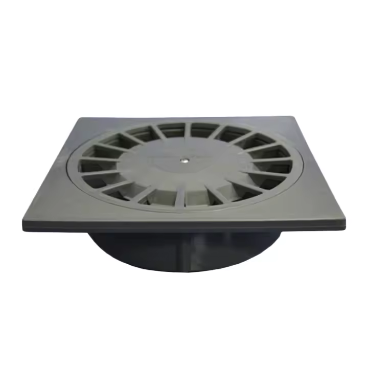 Sumidero de pvc sifónico con salida vertical 20x20cm  Tecnoagua - 1