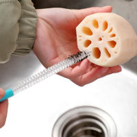 Cepillo De Limpieza Multifuncional Para Botellas De Algodón Y Botellas De Bebida Cepillo De Limpieza De Acero Inoxidable Para Limpieza De Tiras De Bebida Y Botellas De Alimentación - details 2