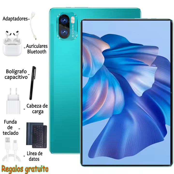 La nueva y original versión global 5g de 2025 de 10,1 pulgadas 16GB Ram 1tb ROM Android 13,0 20000 ma WiFi 14 Core 5K ultra tablet HD portátil Office es ligera - 1