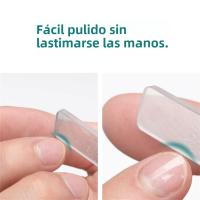 8pcs Archivo De Uñas De Vidrio Nano Portátil Herramienta De Cuidado De Uñas Con Caja De Almacenamiento Para Uñas - details 3
