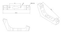 Adaptador De Calipero KOCEVLO SM-MA-F160P/D R160P/D De Montaje Plano a Post Para Rueda De 160mm Freno De Disco De Carretera FM a PM - details 9