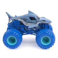 SPIN MASTER - MONSTER JAM - Coches Monster Truck Escala 1:64 - Pack de 2 Camiones Metálicos Auténticos: Batman Vs. Megalodon - 6065293 - Coches para Niños - Juguetes Niños 3 años + - details 3