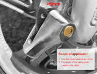 Cerradura De Freno De Disco Impermeable Para Motocicleta Antirrobo Con Llaves Para Motos Scooter Mópeds Motorbike Material De Aleación - details 10