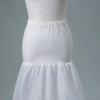 Petticoat Crinolina Vintage Slip Hoop Skirt Underskirt Para Traje De Boda Vestido Many Estilos De Poliéster Técnica Crocheted - details 25