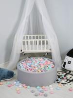 Pelotas Multicolor Sin BPA para Piscina Infantil y Parque de Bolas, Pack 50/100/200 Unidades, Forma de Estrella, Juguete Seguro para Bebés y Niños, Azul Verde Rosa Naranja Amarillo Gris Blanco - details 2