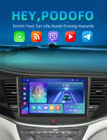 Podofo Radio de coche Android 2 Din para Ople Astra 2015-2019 Buick Verano 2016 Carplay 8+128GB AI Voice WIFI+4G DSP GPS Navegación Multimedia Reproductor de Video - details 0