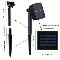Luz De Cadena LED Solar Para Jardín Decoración Navideña Impermeable De 7m/12m Guirnalda De Fairy Para Bodas Y Festividades - details 1