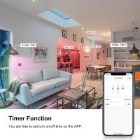 Bombilla LED Inteligente WiFi GU5.3 Control Remoto Por App Y Voce Compatible Con Alexa Google Home Tmall Elf Para Sala De Estar - details 7