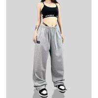 Pantalones Deportivos Para Mujer Con Cierre De Cordón Diseño De Cintura Alta Hip Hop Trenzados Pantalones Largos De Primavera Verano Ajustables Para Todas Las Estaciones - details 6