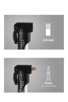 Pump De Bicicleta Portátil Mini WEST BIKING Inflador De Neumáticos Mano Para Vuelco Y Ruedas Accesorios De MTB Y Carretera Valvulas Schrader Presta - details 6