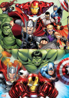 Educa Set de 2 Puzzles Infantiles de 48 Piezas Avengers, Vengadores, Marvel. Medida montados: 28 x 20 cm  2x48 piezas Educa - details 1