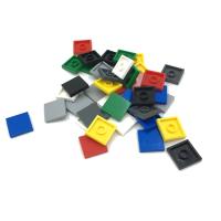 Bloques De Construcción DIY 50pcs 2*2 Figura De Azulejos Cerámicos 2x2 Juguetes Educativos Creativos MOC Bloques Planos 3068 Para Niños De 6 a 12 Años - details 0