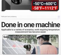 ANENG TH203 Termómetro Infrarrojo Industrial Inteligente Pantalla VA Color Inverso Medición De Temperatura -50~600℃ Herramienta De Prueba - details 2