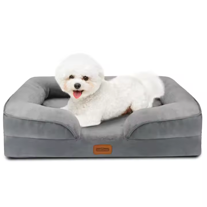 Nobleza - Cama Perros Medianos Sofá Perro con Espuma Viscoelástica, Cama Ortopédica Perros Lavable y Impermeable - 1