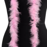 2M Boa De Plumas Para Árbol De Navidad Decoración De Fiesta De Boda Traje De Noche Adorno De Tela Con Cinta Artículos De Ropa Para Mujeres Material De Poliéster - details 9