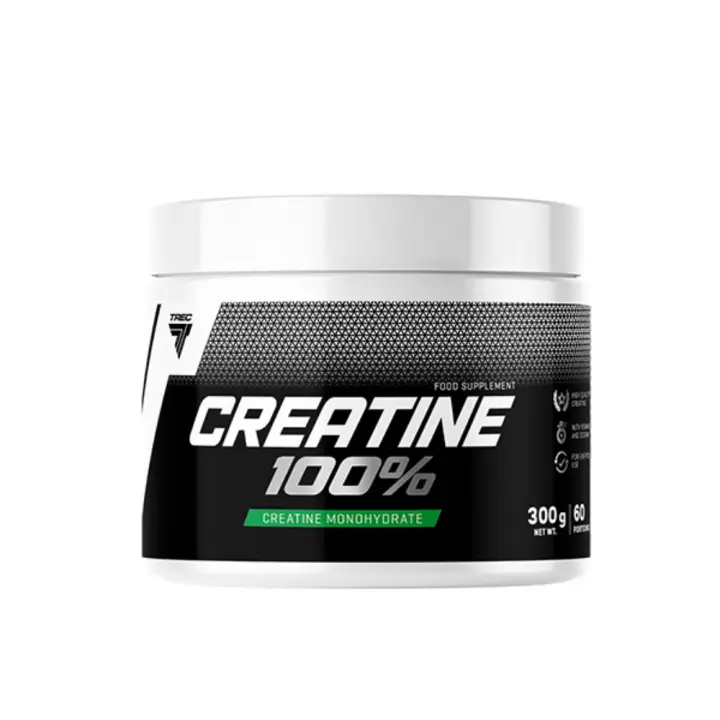 Creatina 100% Monohydrate  300g  Incremento de Masa Muscular  Aumento de Fuerza  Mejora del Rendimiento  Recuperación Muscular  TREC NUTRITION - 1