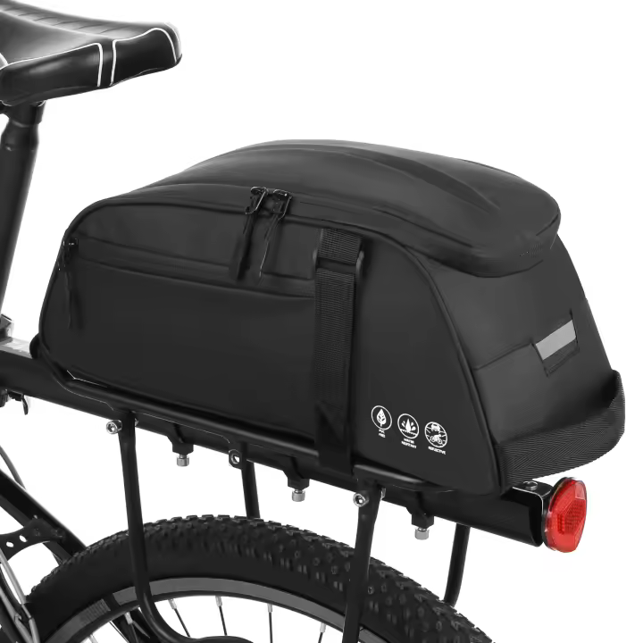 Bolsa De Sillín Reflectante Para Bicicleta De Montaña Impermeable Bolsa De Maletero Trasero Para Bicicleta Accesorios De Ciclismo - 1