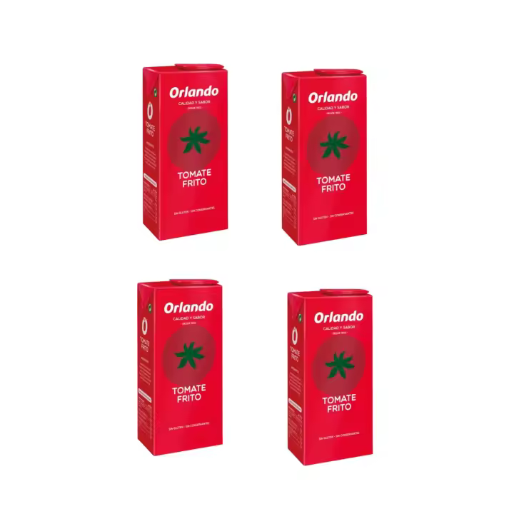 ORLANDO 4 carton TOMATE FRITO ORLANDO BRIK 780 g total 2.92 kilo - 1