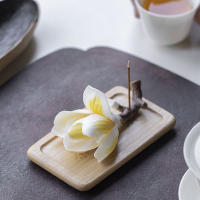Soporte De Incienso De Magnolia Hecho a Mano En Cerámica Elegante Decoración Para El Hogar Uso Con Incienso De Palillo - details 0