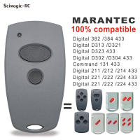 Control Remoto De Puerta De Garaje Marantec 433 MHz Clon De 302/304 Con Llavero Compatible Con Modelos Digital 302 304 313 Comfort 270 252 Digital Comfort 250 Y 220 - details 1