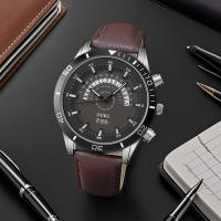 Reloj De Cuarzo Para Hombre De Cuero PU De Alta Calidad Moda Casual Negocios Sencillo Lujo Regalo Popular Reloj De Pulsera - details 3