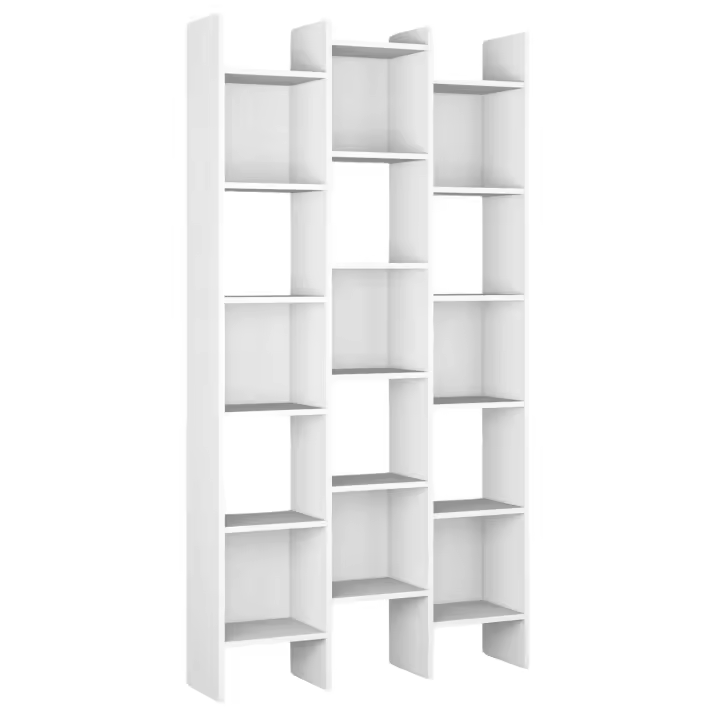 Miroytengo Estantería librería en Blanco artik 192x96x25 cm - 1