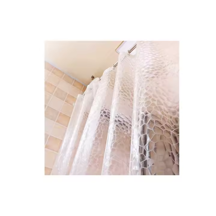 Cortina de Ducha de EVA impermeable, Gruesa y resistente al moho 180*180cm, 1 Pieza - 1
