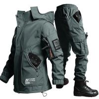 Chaqueta De Algodón Grueso Invierno Para Hombres Y Mujeres Impermeable Y Aislante Conjunto De Dos Piezas Para Actividades Al Aire Libre Y Ciclismo - details 11
