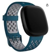 Correa Oficial Unisex para Fitbit Versa 3 y Sense - Hecha de Silicona Deportiva, Ideal para Actividades  y Entrenamiento - details 2
