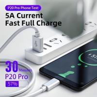 Cable USB Tipo C NNBILI 3pcs 5A Carga Rápida Para Teléfono Móvil Compatible Con Samsung S20 Huawei P40 Mate 30 Xiaomi Cord De Datos Tipo C PVC - details 6