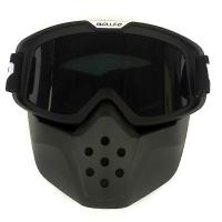 Windproof Shark Motorcycle Goggles Glasses Retro Motocross Motorbike Goggles Open Face Helmet For Shark Helmet Moto Oculos Glass - details 0